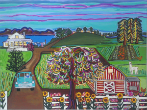 Julies Farm by Mona May Mayer